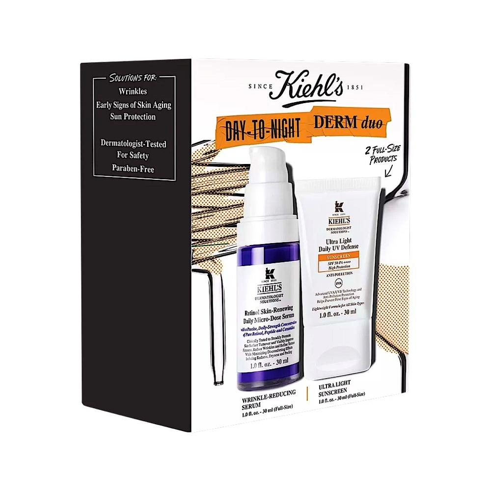 Kiehl's Day to Night Derm Duo - Wrinkle Reducing Serum & Lightweight Sun… - Picture 4 of 4